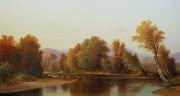 Benjamin Champney On the Saco France oil painting artist
